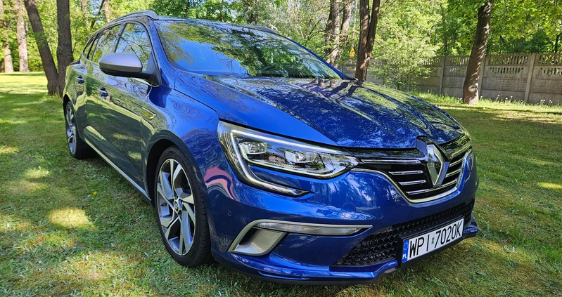 Renault Megane cena 61500 przebieg: 203000, rok produkcji 2018 z Piaseczno małe 92